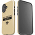 NFL New Orleans Saints Gold Performance Series iPhone 16 Plus Impact Case